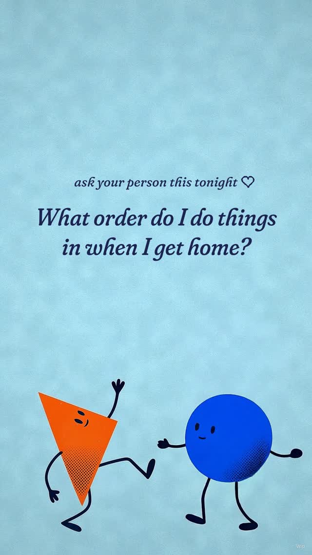 Ask your person this tonight: